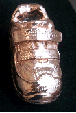 Metalização sapatinho infantil cobre